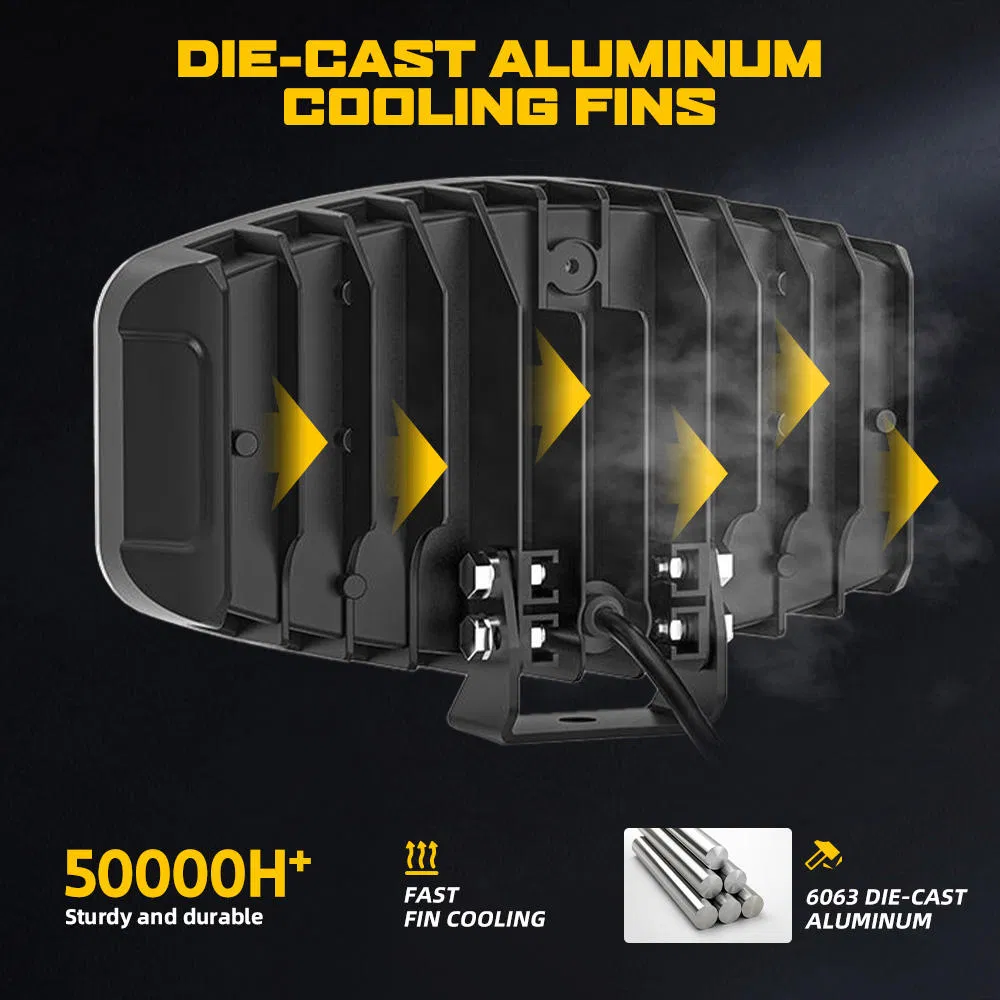 Овальный светодиодный прожектор 60W 10 дюймов для авто