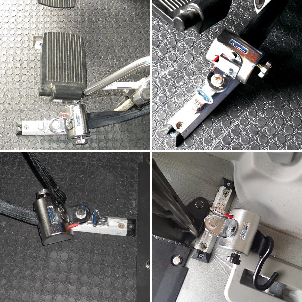 Wheelchair Restraint System Fasters Wheelchair in-Vehicle Fixing Device
