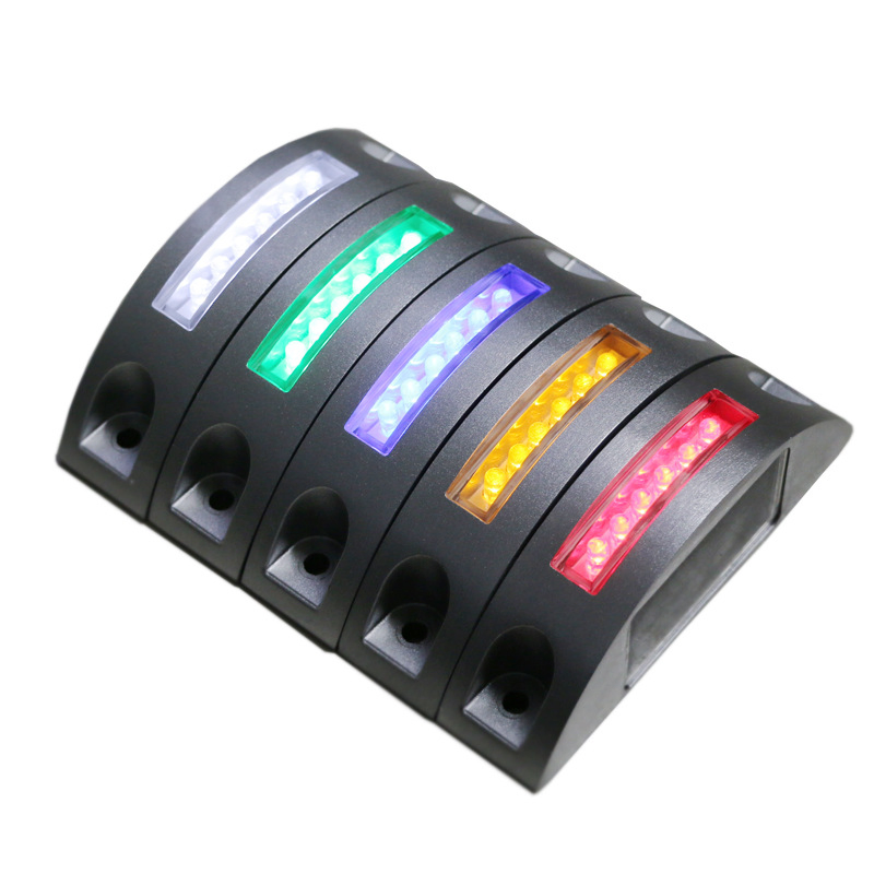 White Aluminum Case Solar LED Light Nice Road Stud with 5 Colors