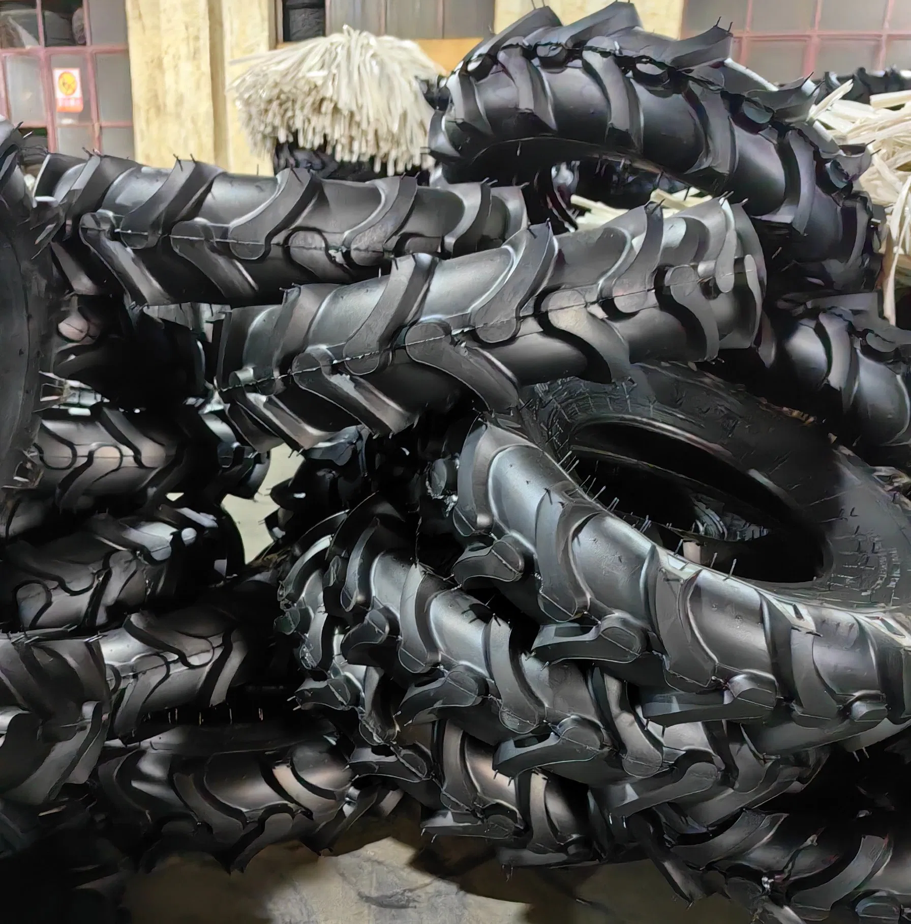 6.00-12 Rubber Pneumatic Wheel Tire for Rotary Tillers