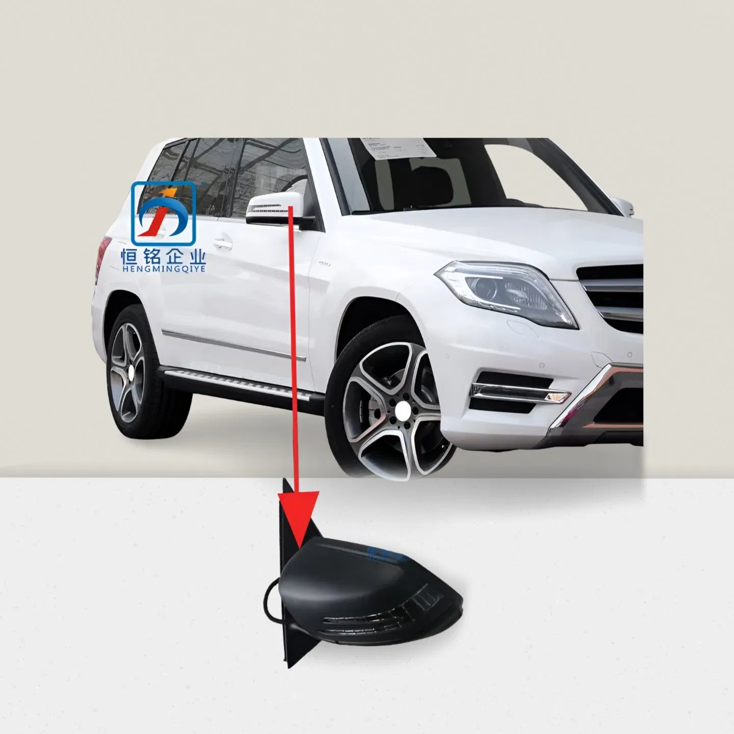 Auto Parts Mercedes-Benz Electrically Heated Side Mirror for Optimal Visibility
