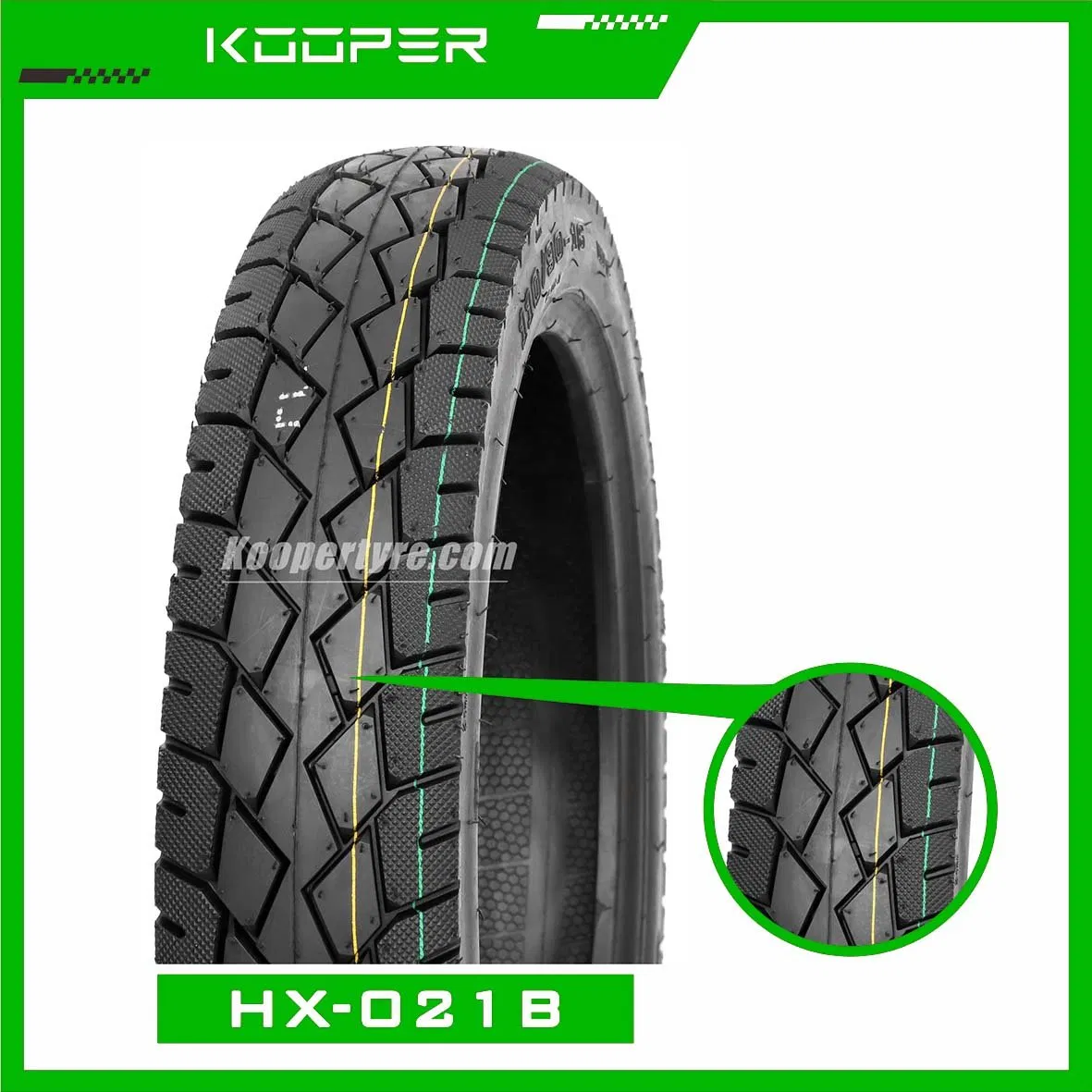 Мотошина 3.50-10 KOOPER, долговечная