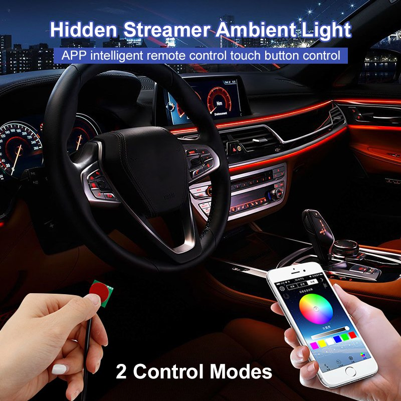 Светодиодная лента Bkr USB Trim для авто с музыкой