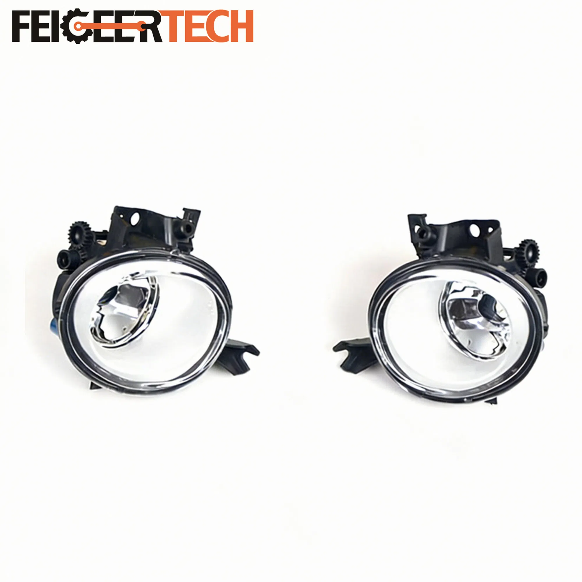 Противотуманные фары Volkswagen Touareg 2003-2010, черные