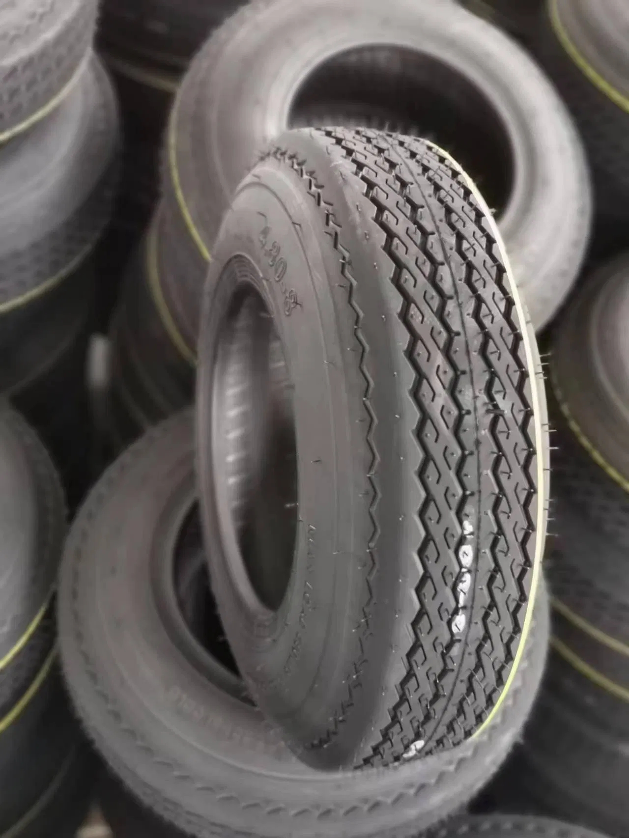 4.80-8 Heavy Duty Wood Splitter Trailer Tire/Tyre with Wheel/Rim/Bearing