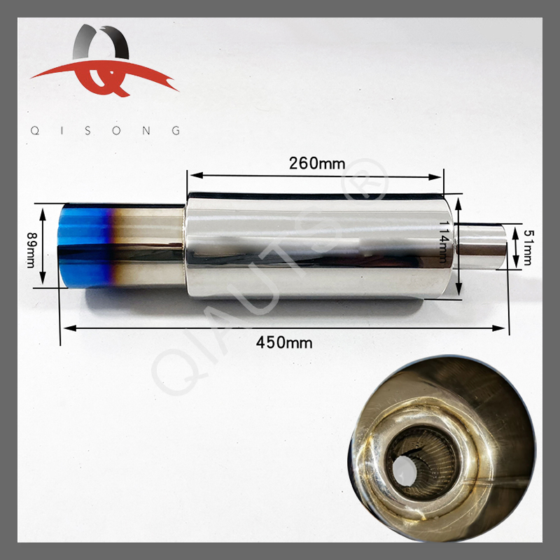 Высокопрочная выхлопная труба из нержавеющей стали