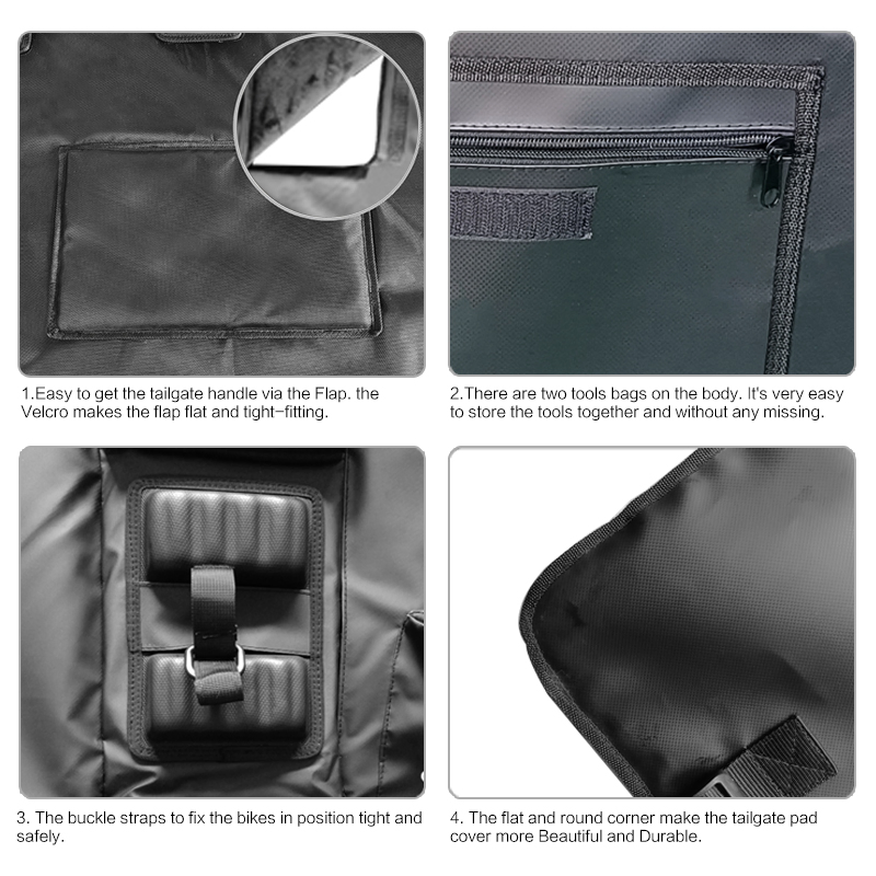 Durable Tailgate Protection Pad for Trucks and Bikes Bicycle Carrier Pad