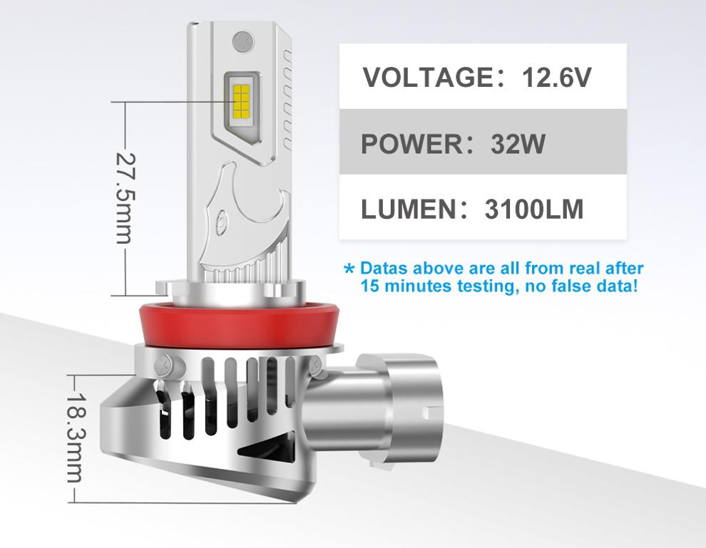 LED-лампа H7 70W для авто, Plug & Play
