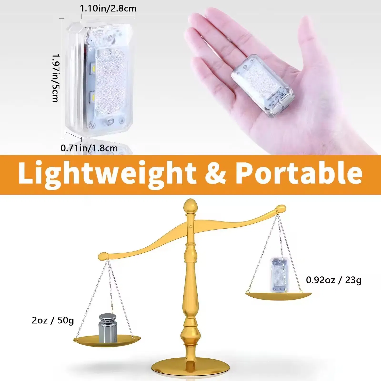 Магнитный светодиодный светильник для авто с пультом