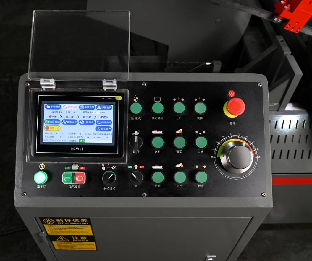 Ленточная пила GH4228 CNC для резки металла, ручная