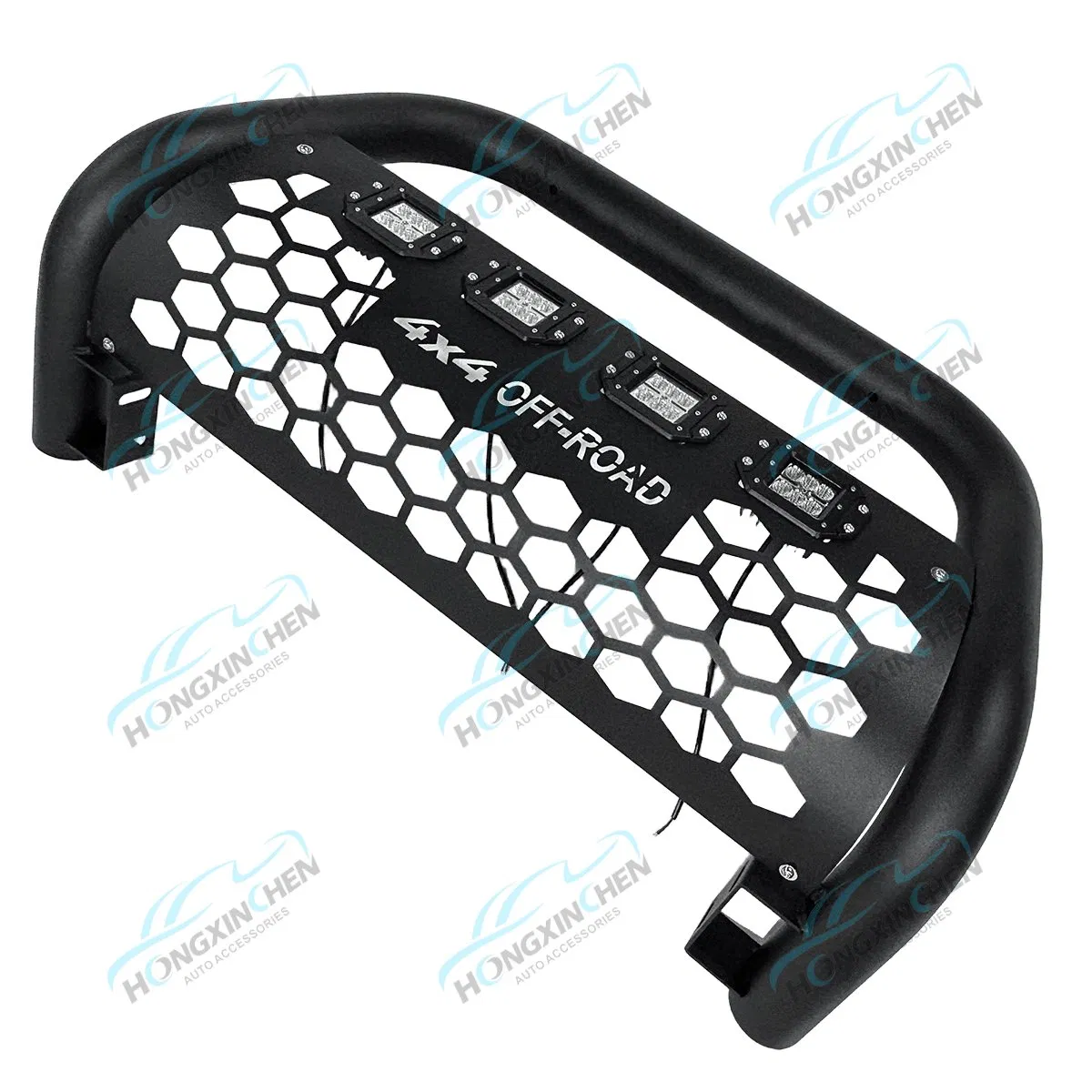 Premium Black Steel Grille for 2015 Hilux and Navara