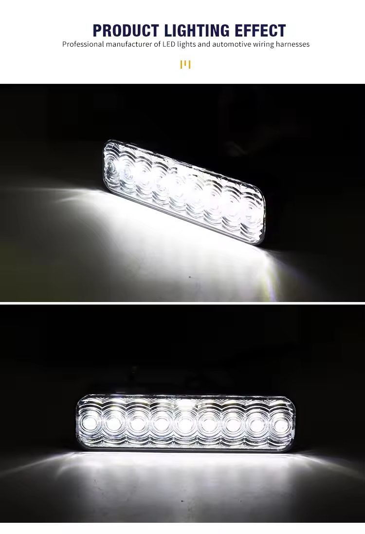 Светодиодный фонарь подсветки номера 9LED, 12V/24V
