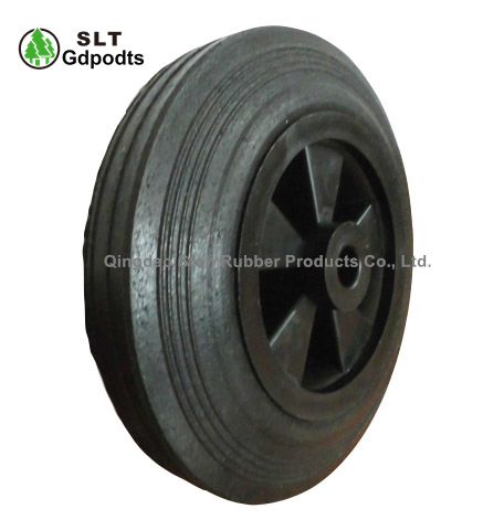 160/40-80 Rubber Wheel with 6 Inch
