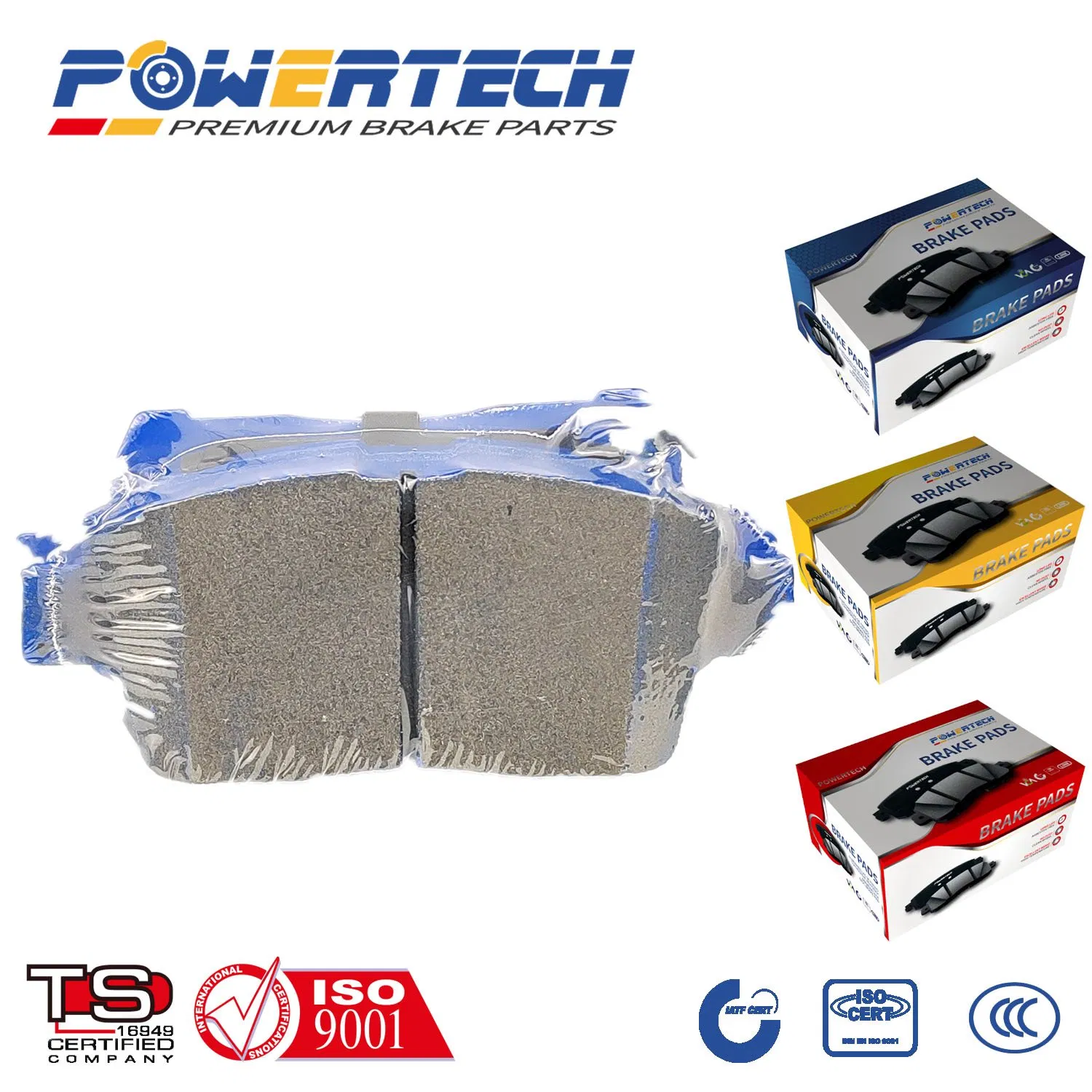 Тормозные колодки полуметаллические керамические для Toyota, Nissan, Honda