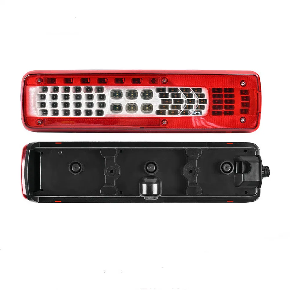 LED Truck Tail Rear Marker Light Car License Plate Stop Buzzer Lamp for Vl