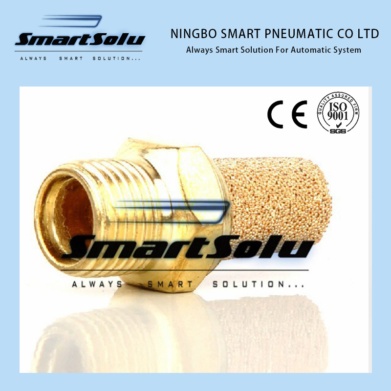 Пневматический глушитель выхлопа воздуха из бронзы