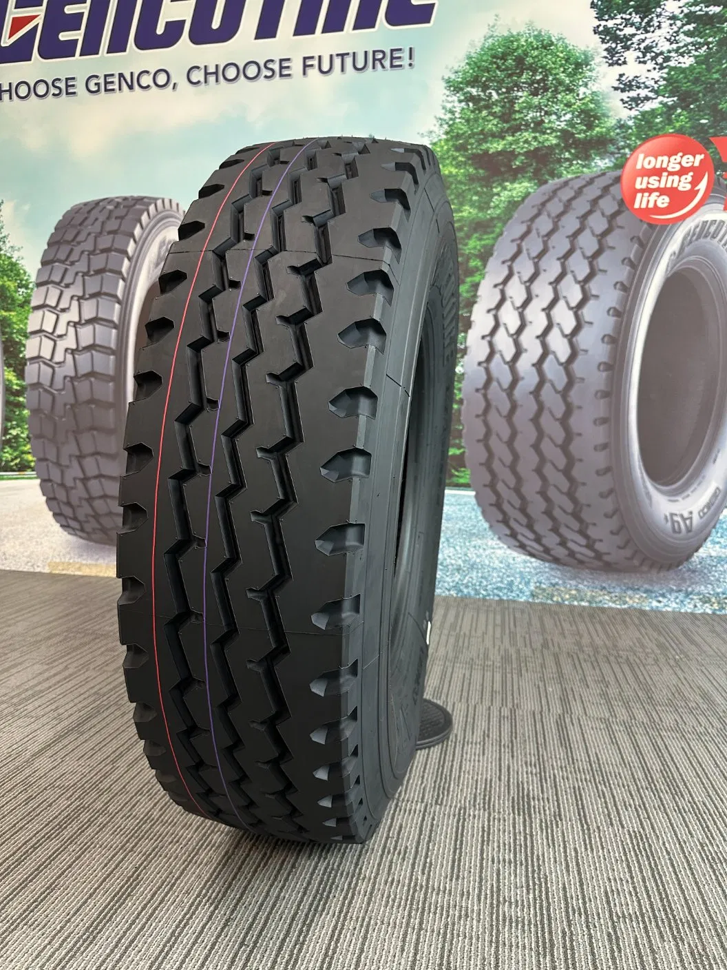 High Quality Truck and Bus Gencotire Durable Mining Overloading Trailer Radial TBR Tire 12r22.5, 315/80r22.5, 385/65r22.5 Factory Good Price PCR, OTR