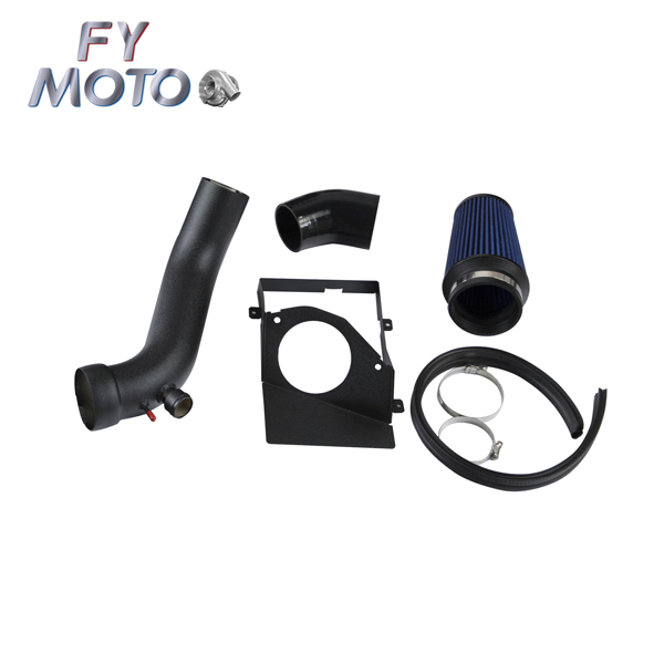 Интеркулер алюминиевый черный для Audi A3, VW Golf GTI