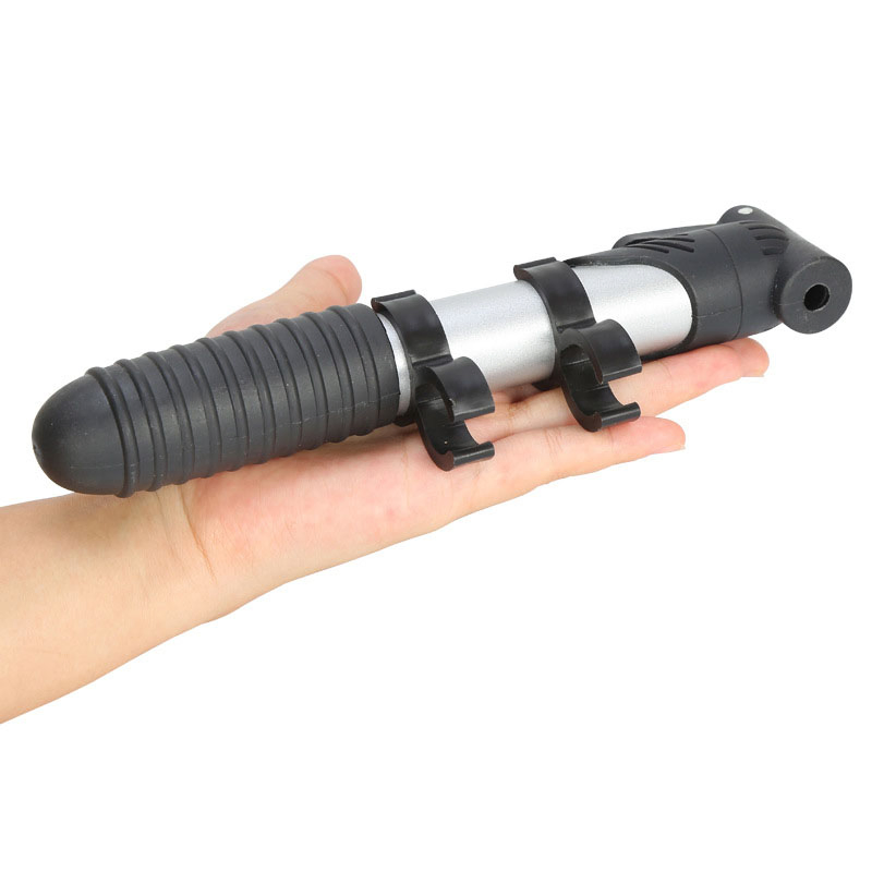 Portable Battery Bike Pump Mini High Pressure Bicycle Aluminium Inflatable Tube