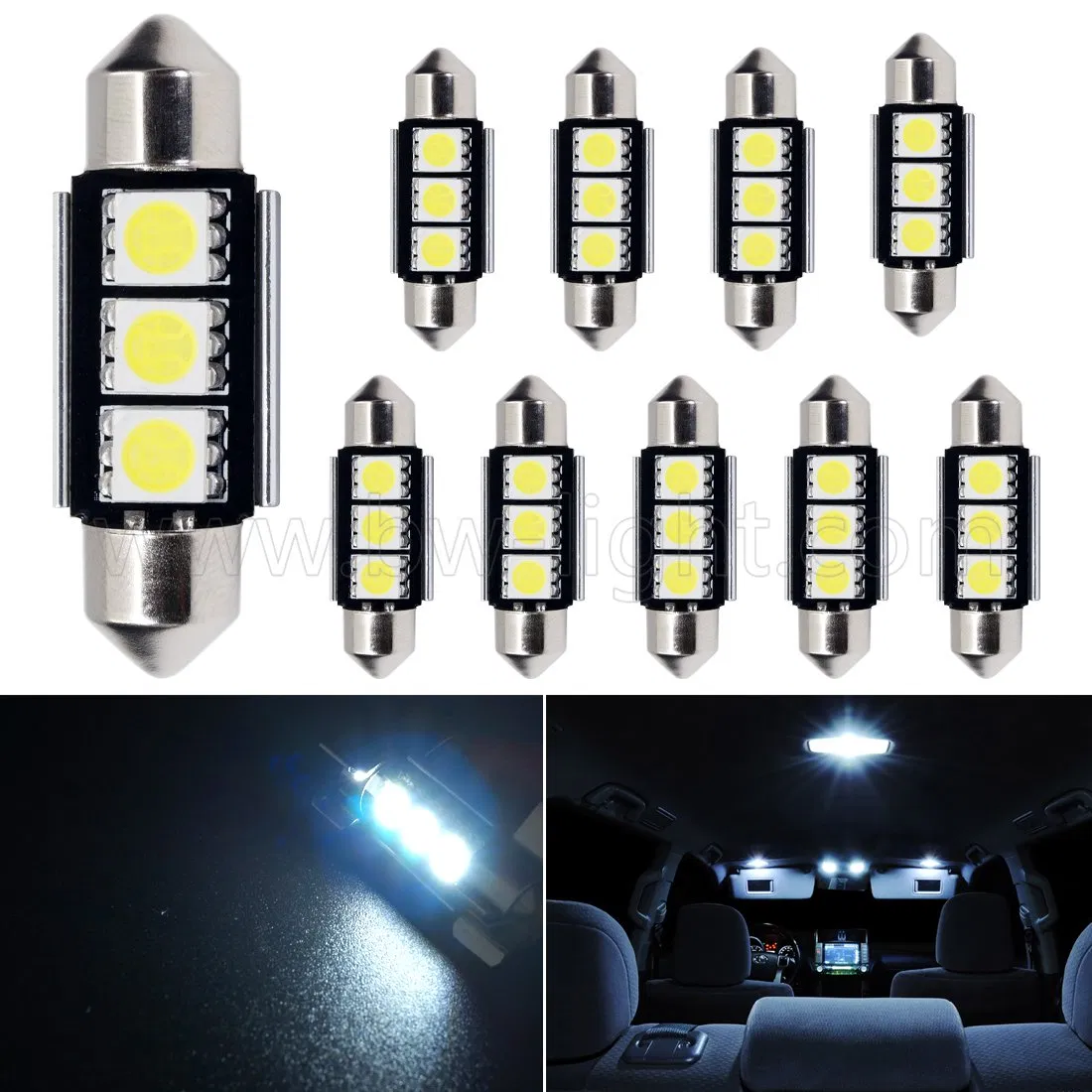 Светодиодная лампа подсветки номерного знака S85-39-003Z5050P