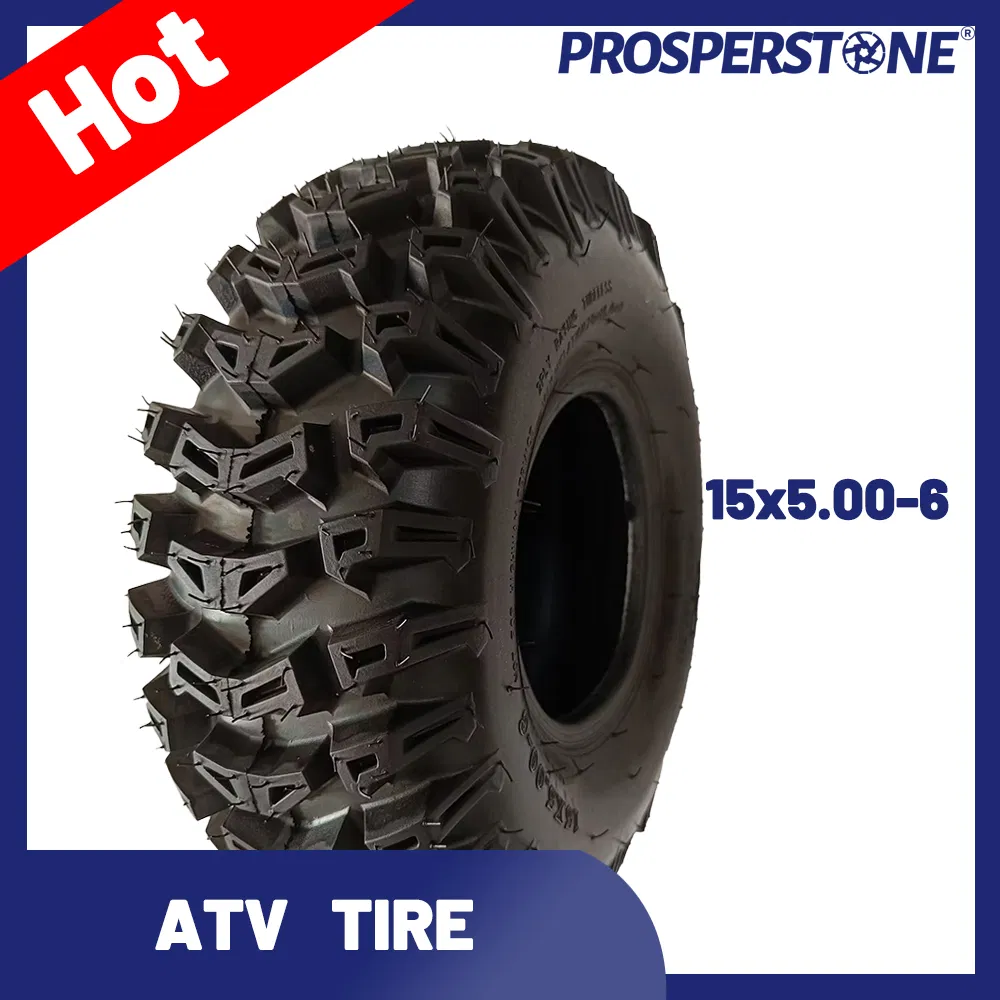 Strong and Durable ATV Tires with Encrypted Construction 15X5.00-6