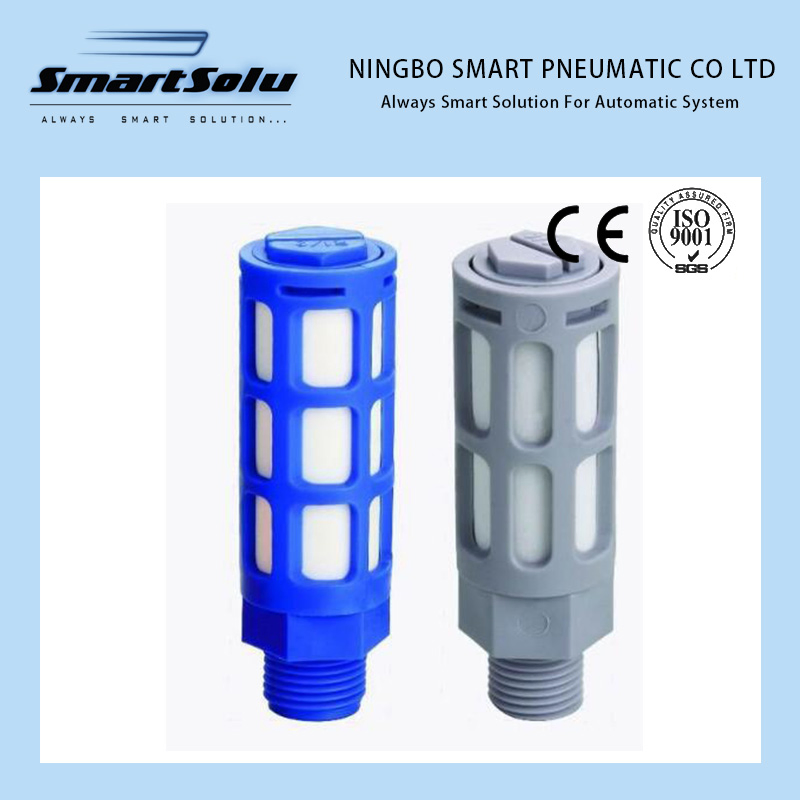 Пневматический глушитель PUL-03 3/8" BSP, синий