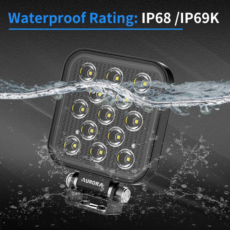 Влагозащищенная лампа Aurora IP68 для машин и шахт