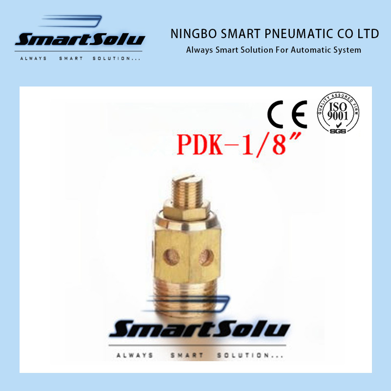 Пневматический глушитель PDK с дроссельной заслонкой