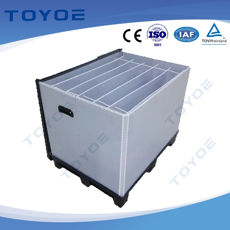 Amazon Fba-Ready Coaming Tool Box Plastic Products Shipping Container Storage Bin with Pre-Installed Barcode Slots and Branding-Ready Surfaces