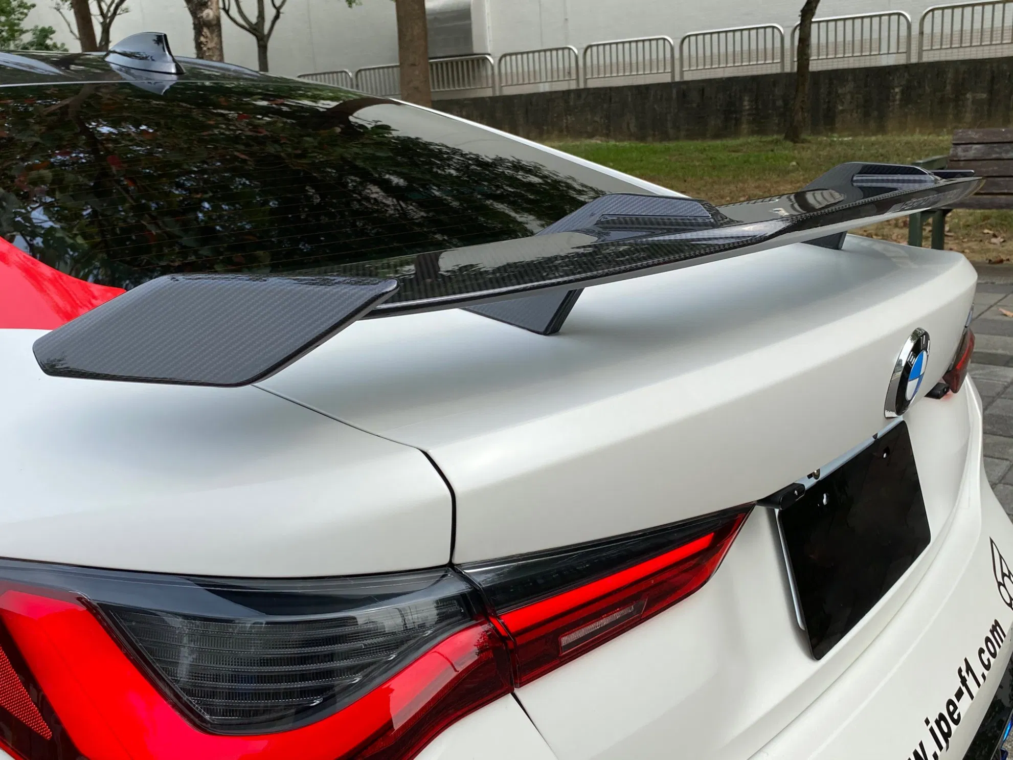 for BMW G80 M3 & G82 M4 Pre-Preg Carbon Fibre Rear Spoiler Wing Auto Parts (2021+)