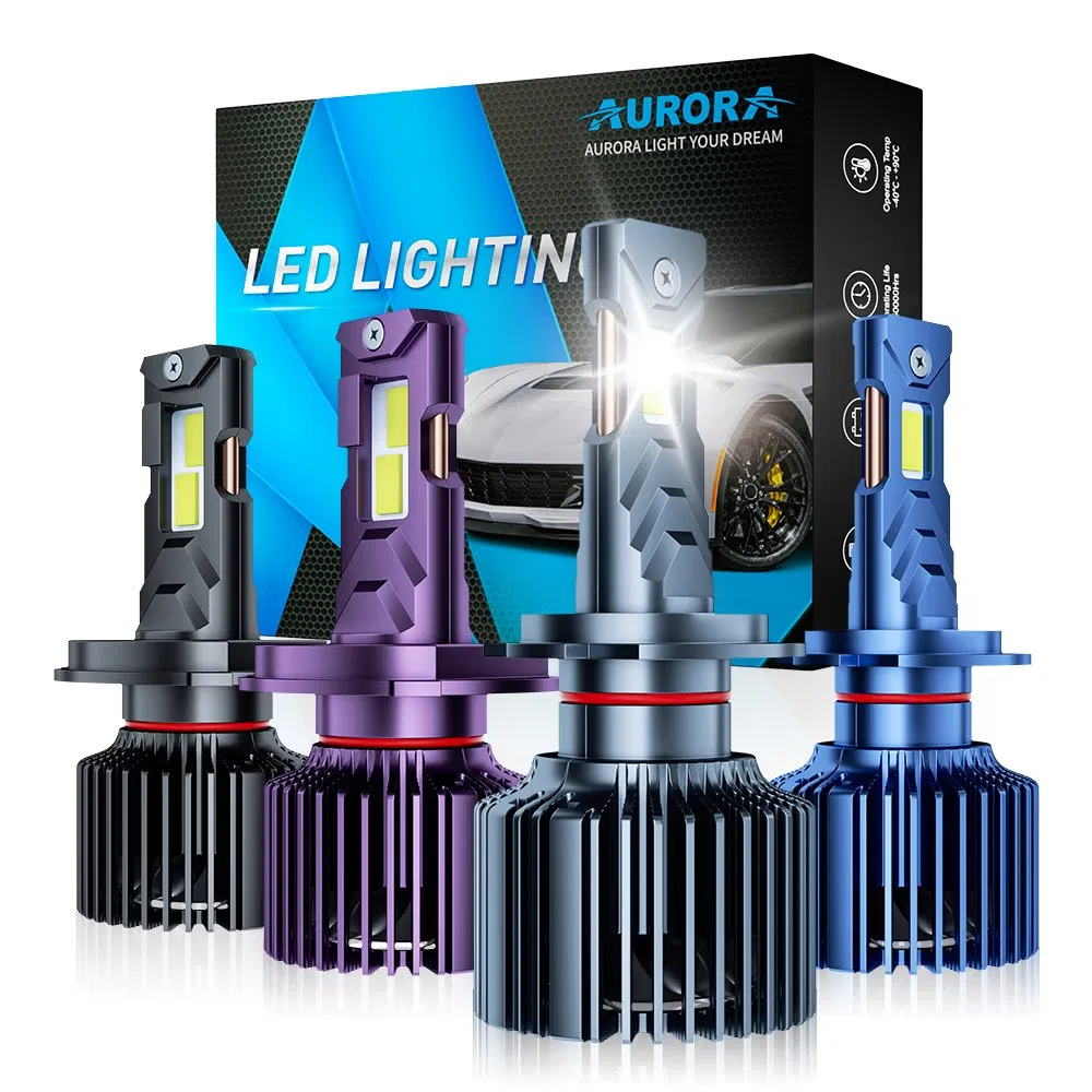 High Power Aurora100W H7 H1 H4 9005 LED Headlight Bulb