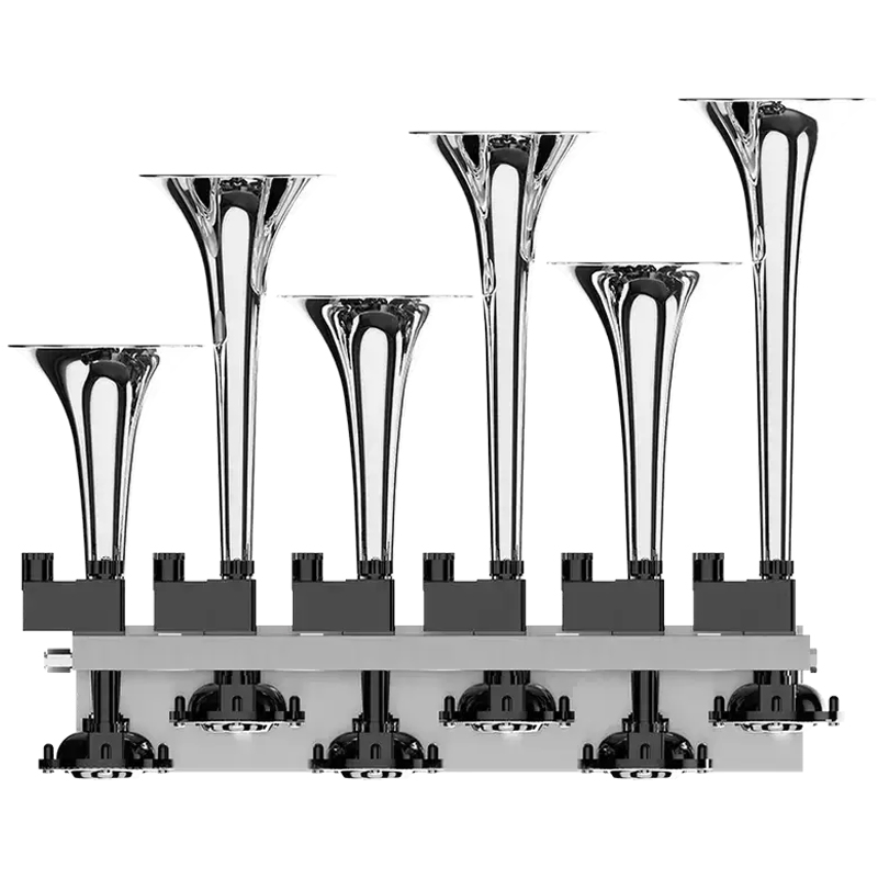 Музыкальный воздушный сигнал для грузовика с компрессором