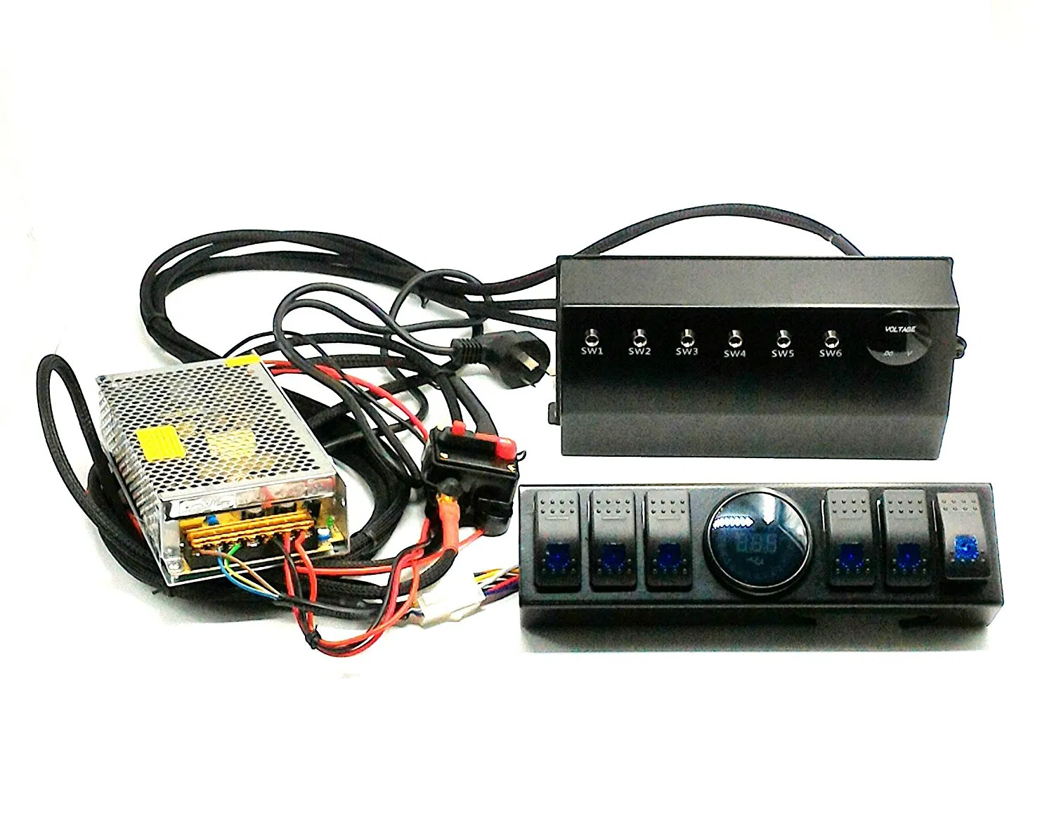 Jeep Wrangler 6-Switch Panel System Relay Box Assemblies