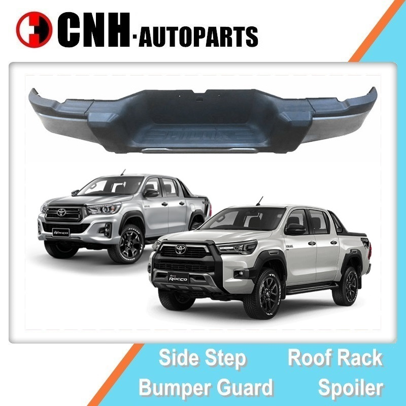 Rear Step Bumper for Toyota Hilux Revo 2018 2021 Rocco