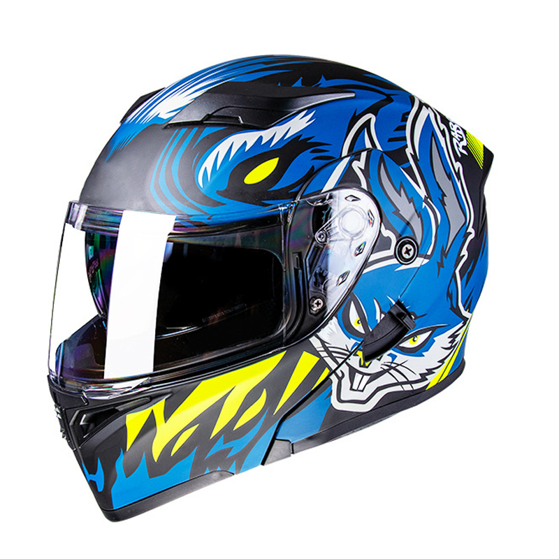 DOT Approved Modular Helmet Dual Visor Flip up Cascos Motorcycle Helmet