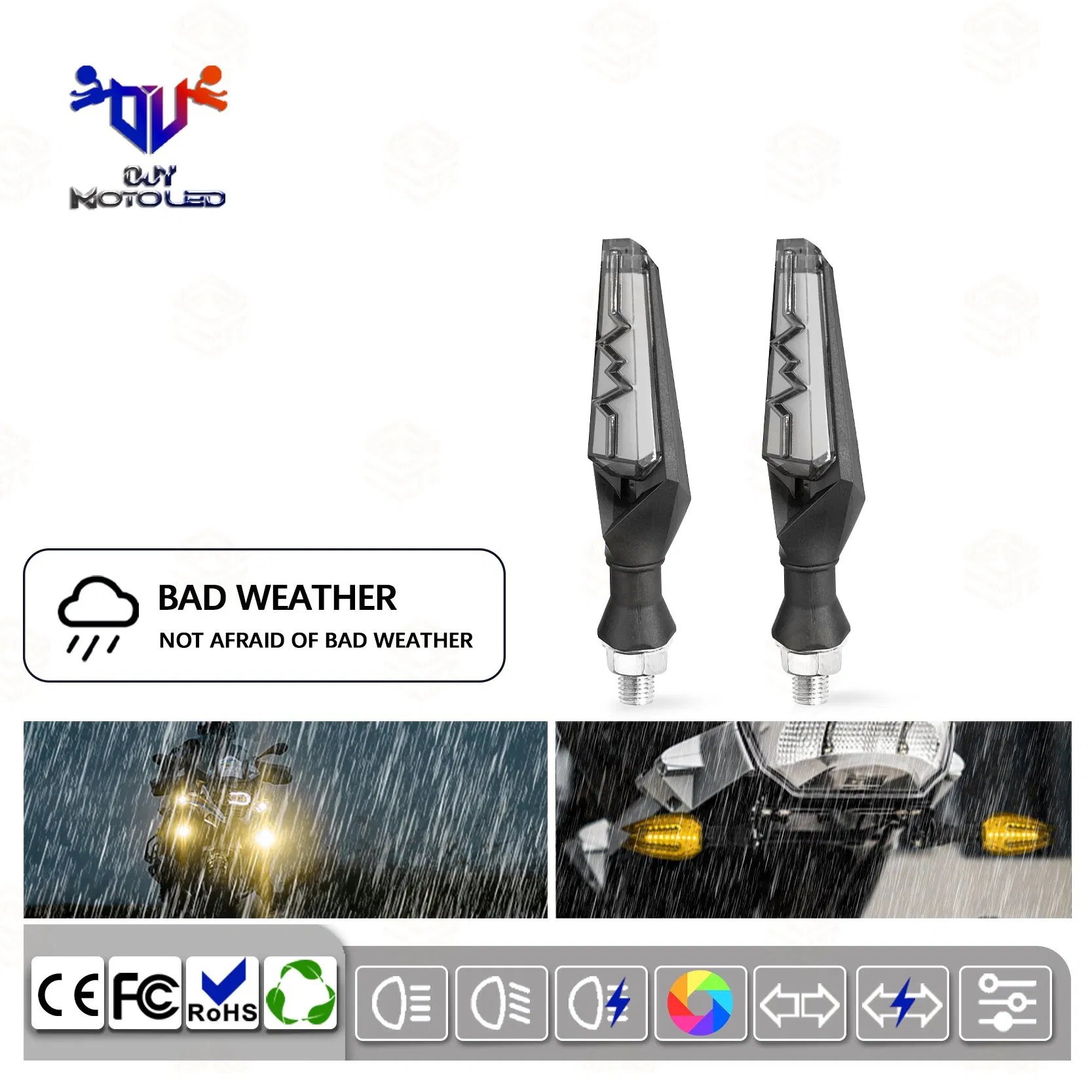 Портативные светодиодные поворотники для мотоциклов