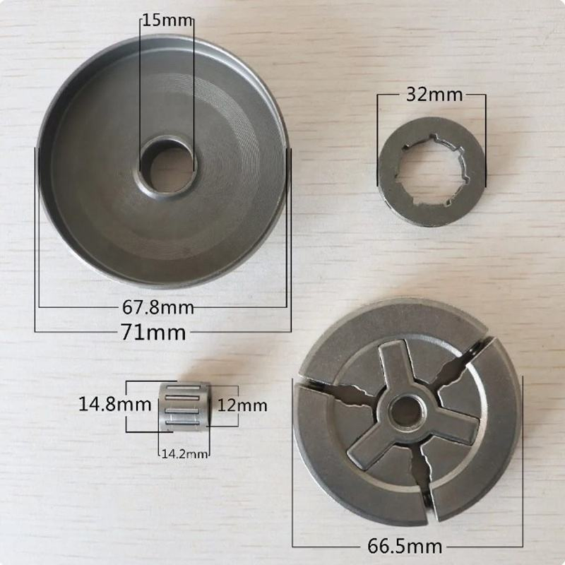 Complete Clutch and Bearing Kit for 4500, 5200, 5800 Chainsaws