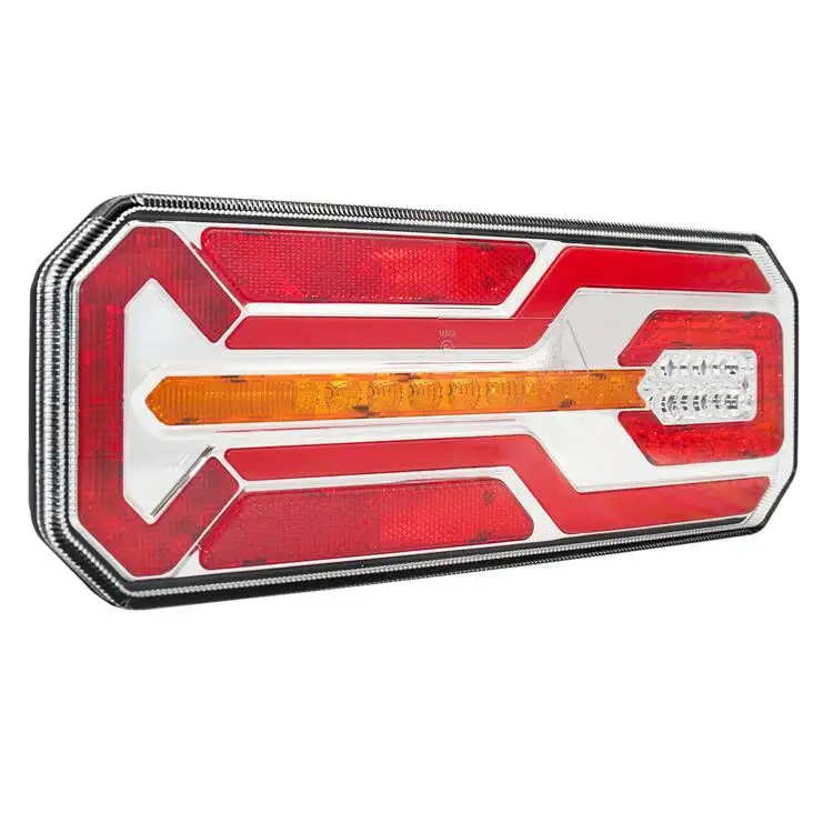 LED фонарь задний комбинированный для грузовиков и прицепов, 6 функций