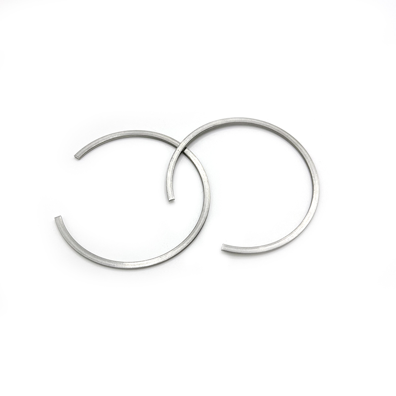 Поршневое стопорное кольцо из плоской стальной проволоки