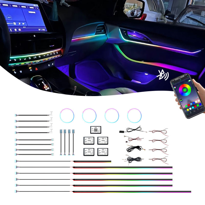 Комплект светодиодной подсветки салона автомобиля Tk-Yb