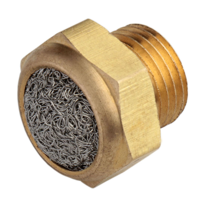 Глушитель Xhnotion 70° латунный, сетчатый, BSPT резьба