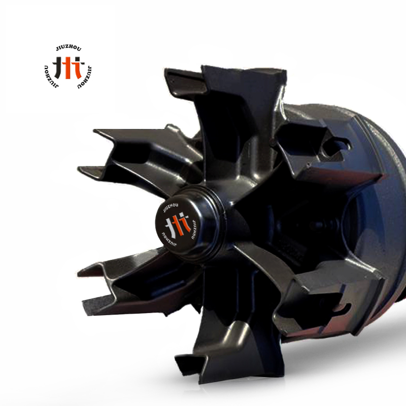 Мощная шестиспицевая ось 12-32т для полуприцепов и внедорожников