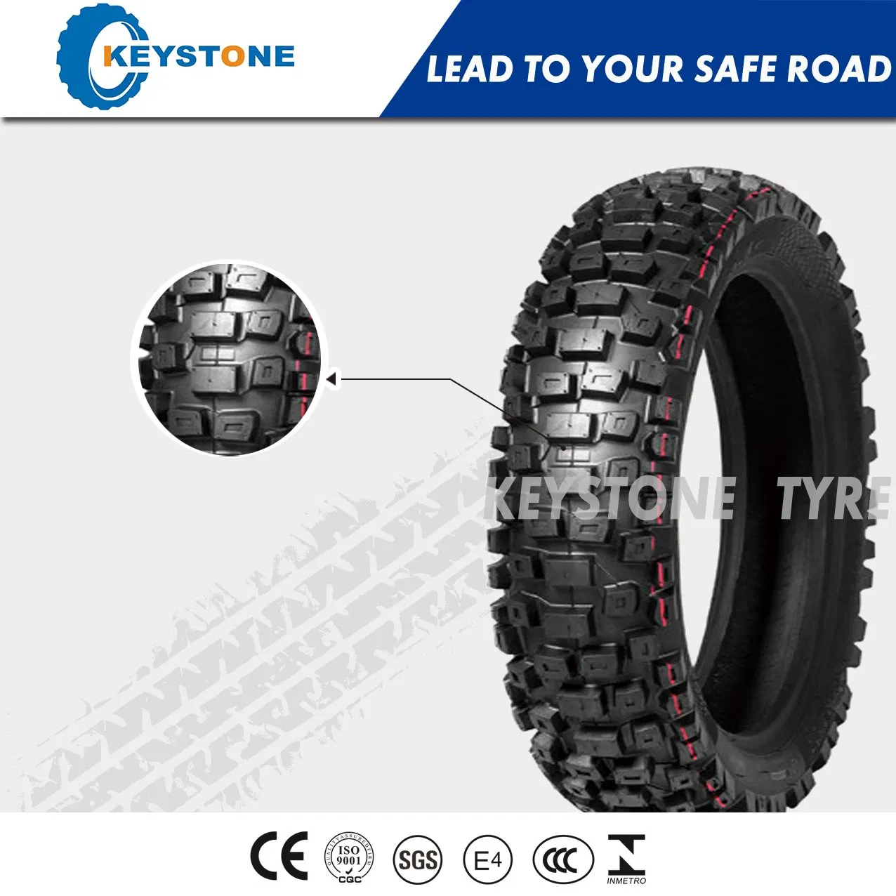 Мотошина 120/90-18 E-MARK, 8PR, бескамерная