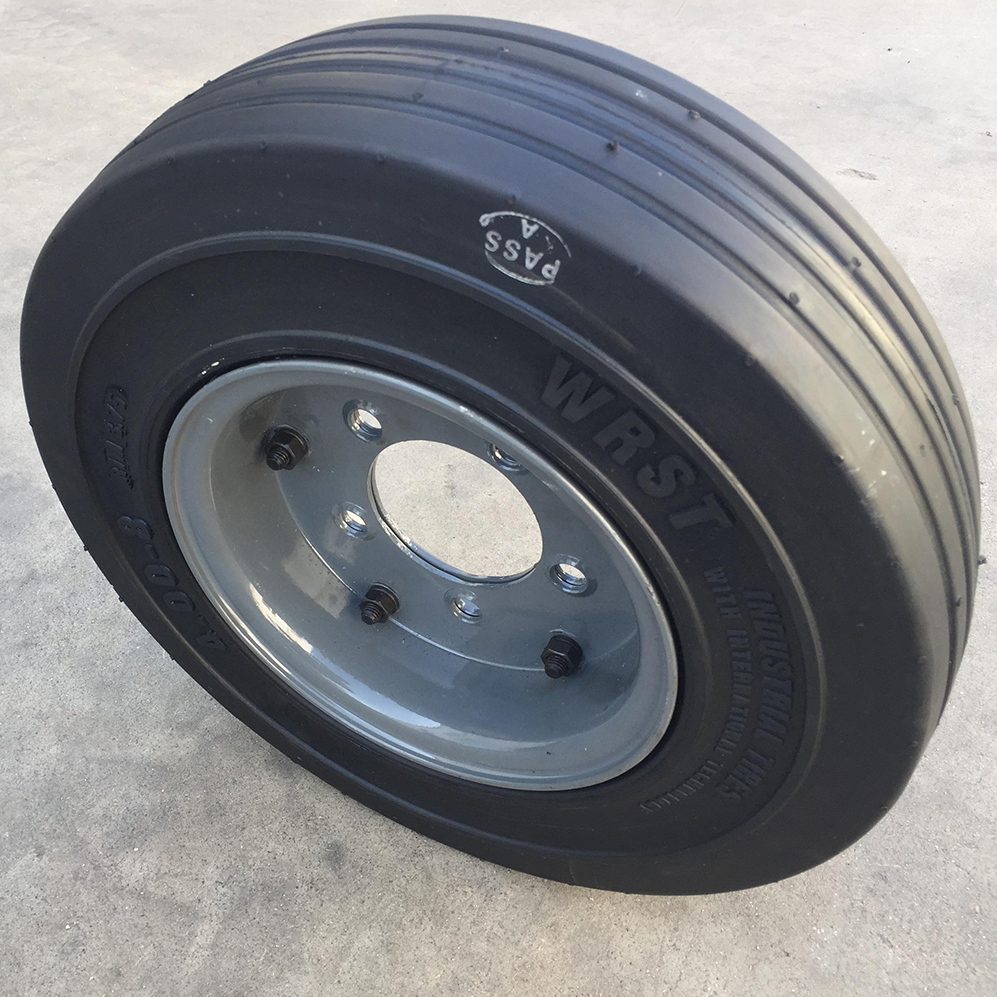 Wholesale Forklift Solid Tires 4.00-8 400X8 for Forklifts, Trailers, Tow Trucks Gse Wheels for Airport Equipment