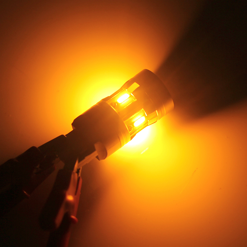 Светодиодная лампа 1156 BA15S для поворотников, CANBUS