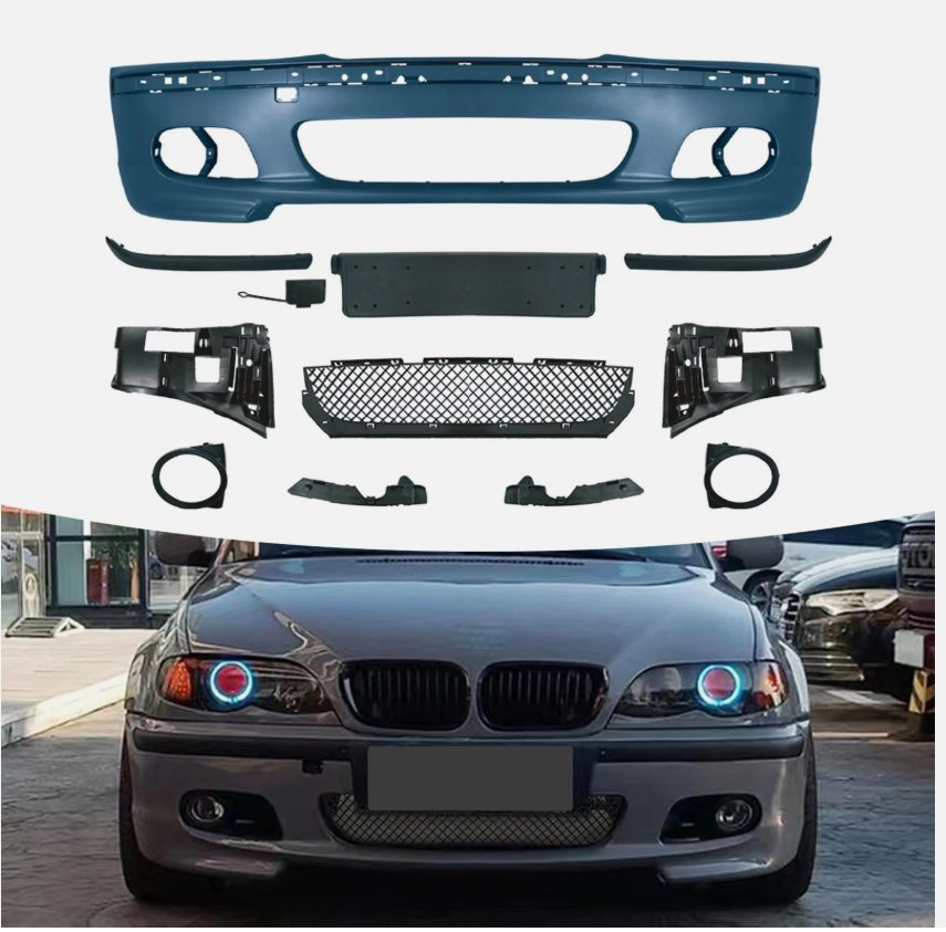 Обвес BMW E46 Купе 2000-2006 с LED фарами