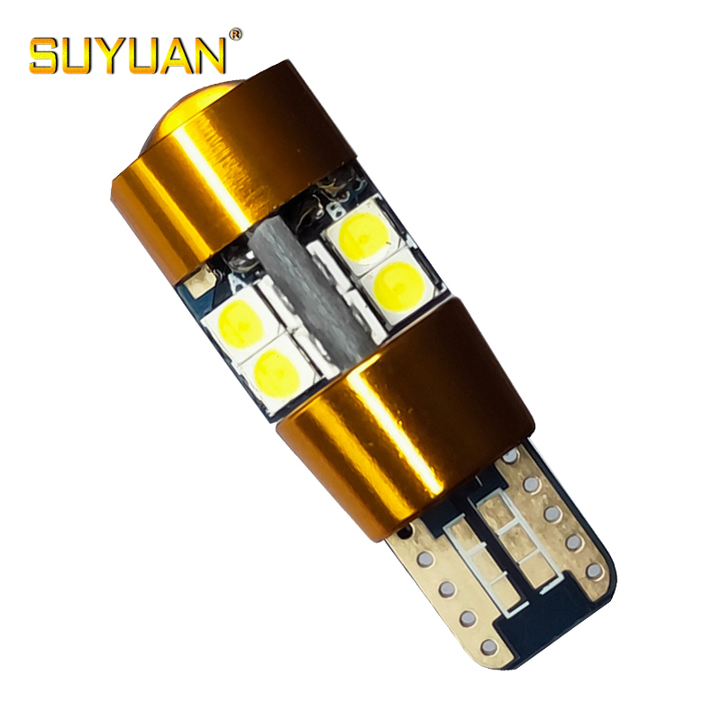 Светодиодная лампа W5W 3030 19SMD для подсветки номера