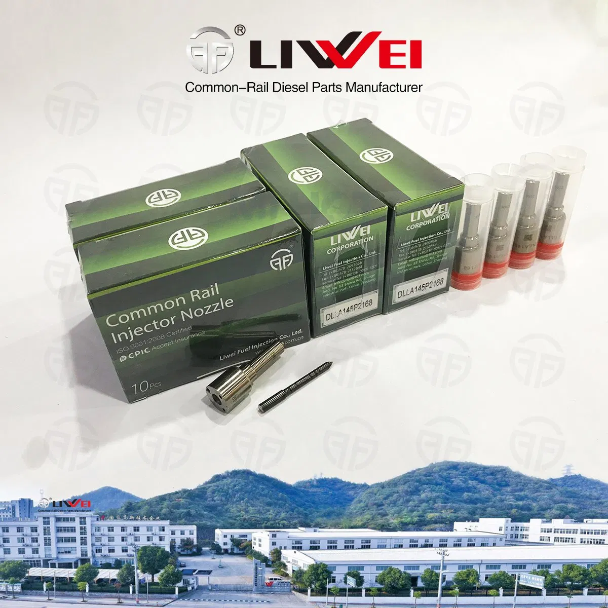 LIWEI Brand DLLA145P2168 Bos Common Rail Diesel Nozzle for Fuel Injector 0445110376/594