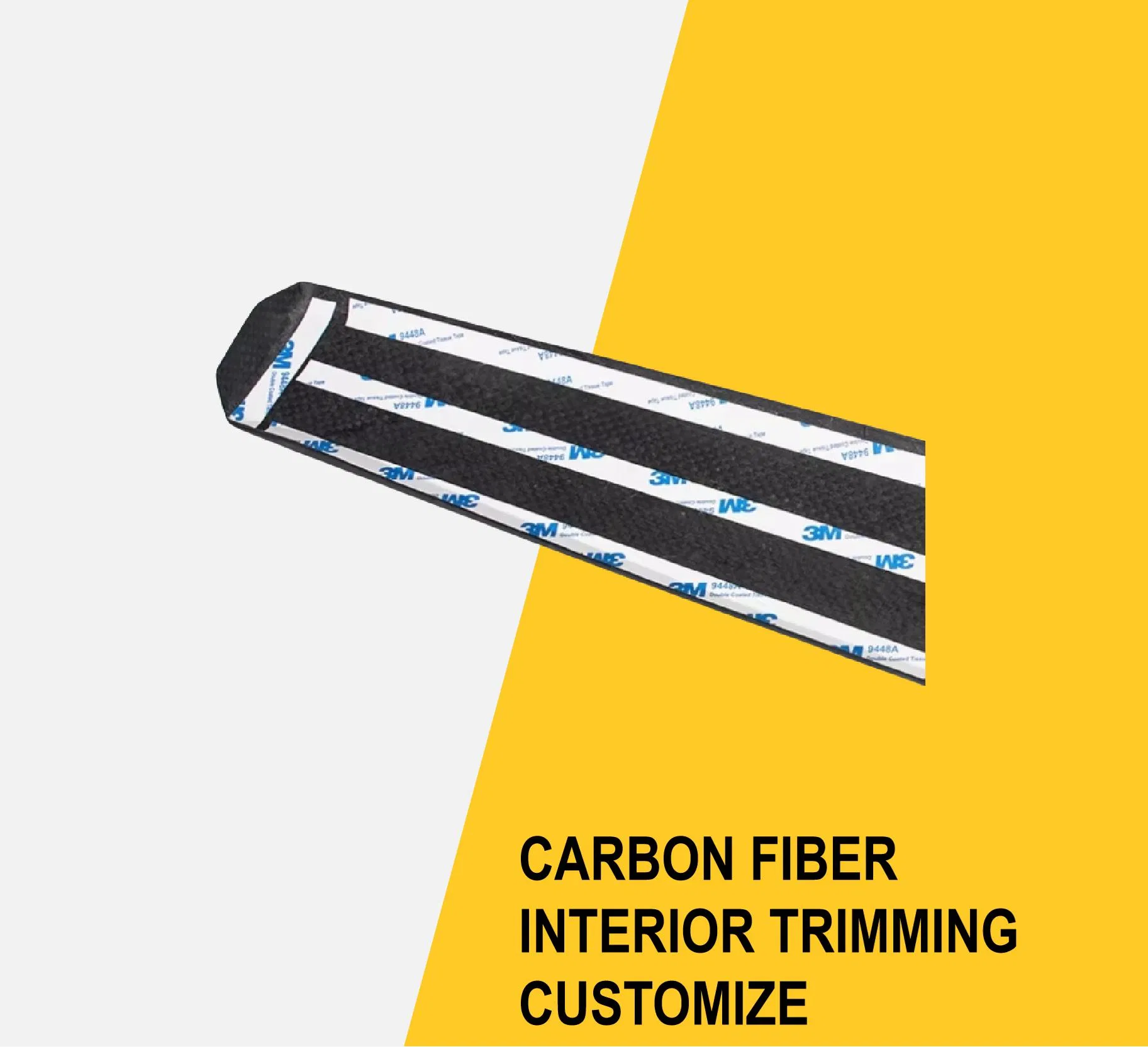 3K Carbon Fiber Car Parts Modifying with Customized Color