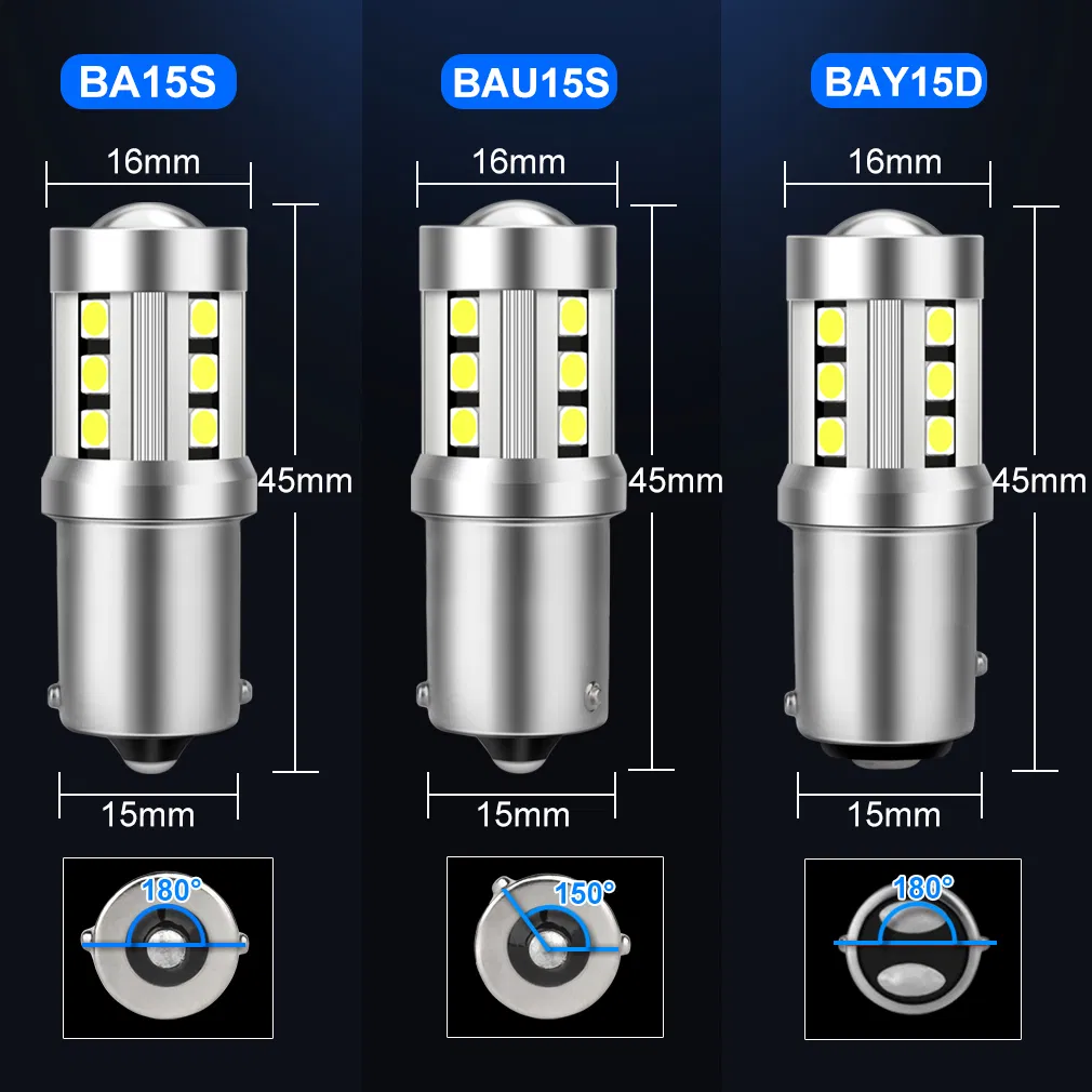 Светодиодная лампа T20 7440 15SMD для авто, 12В